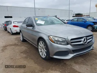 2015 Mercedes-Benz C-Class C 300 with VIN 55SWF4JB8FU045048, listed as a IAAI auction lot 41745295 with 75,982 mi miles. Bid and sale history available at carsss.com. Image 1.