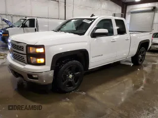 2015 Chevrolet Silverado 1500 LT with VIN 1GCVKRECXFZ277749, listed as a Copart auction lot 89358565 with 183,681 mi miles and Salvage Title. Bid and sale history available at carsss.com. Image 1.
