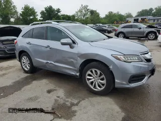 2016 Acura RDX Technology with VIN 5J8TB4H51GL010917, listed as a Copart auction lot 59498185 with 158,843 mi miles and Salvage title. Bid and sale history available at DreamBid. Image 4.