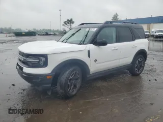 2022 Ford Bronco Sport Outer Banks with VIN 3FMCR9C68NRD58912, listed as a Copart auction lot 59706615 with 43,695 mi miles and Salvage title. Bid and sale history available at DreamBid. Image 1.