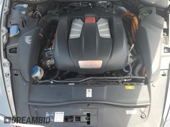 2012 Porsche Cayenne S Hybrid with VIN WP1AE2A24CLA93950, listed as a Copart auction lot 64725885 with Not provided miles and Clean title. Bid and sale history available at DreamBid. Image 12.