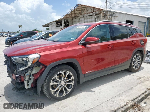 2020 GMC Terrain SLT with VIN 3GKALPEX5LL235290, listed as a Copart auction lot 60328725 with 46,508 mi miles and Salvage title. Bid and sale history available at DreamBid. Image 1.