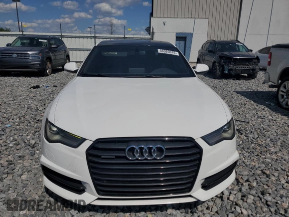 2016 Audi A6 Premium with VIN WAUFFAFCXGN186074, listed as a Copart auction lot 56920015 with 124,382 mi miles and Salvage title. Bid and sale history available at DreamBid. Image 5.