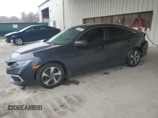 2019 Honda Civic Sedan LX with VIN 2HGFC2F65KH554398, listed as a Copart auction lot 48288965 with 29,180 mi miles and Salvage Title. Bid and sale history available at carsss.com. Image 1.