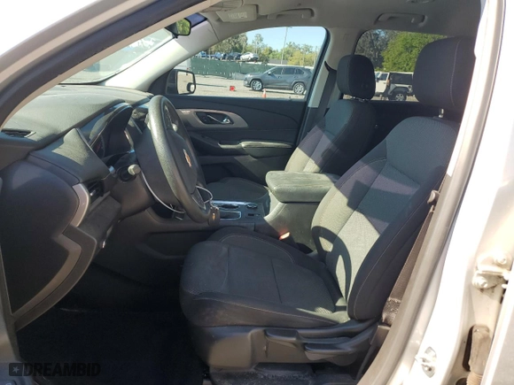 2021 Chevrolet Traverse LS with VIN 1GNERFKW9MJ136232, listed as a Copart auction lot 48582875 with 75,283 mi miles and Non Repairable. Bid and sale history available at carsss.com. Image 7.