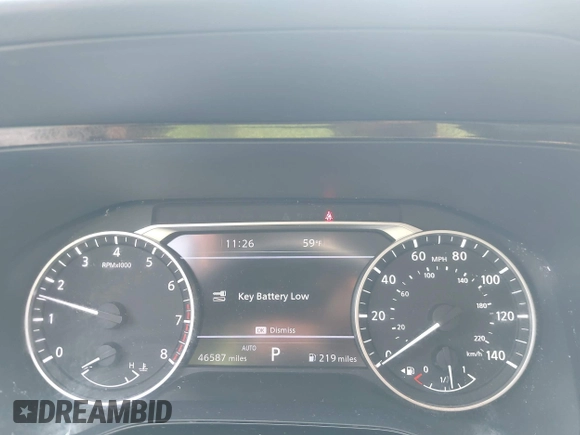 2022 Nissan Pathfinder SL with VIN 5N1DR3CD9NC262513, listed as a IAAI auction lot 42400791 with 46,587 mi miles and . Bid and sale history available at DreamBid. Image 7.