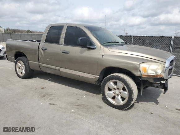 2006 Dodge Ram 1500 SLT with VIN 1D7HA18246S659262, listed as a Copart auction lot 46185495 with 387,420 mi miles and Clean Title. Bid and sale history available at carsss.com. Image 4.