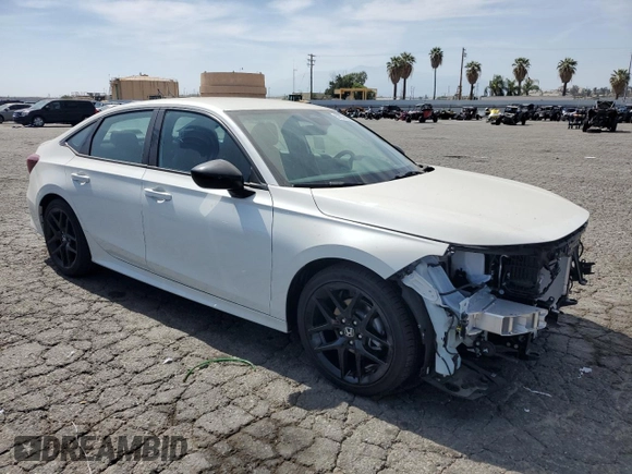 2025 Honda Civic Sport with VIN 2HGFE2F5XSH513833, listed as a Copart auction lot 57674385 with 7 mi miles and Salvage title. Bid and sale history available at DreamBid. Image 4.