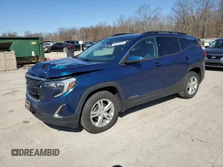2019 GMC Terrain SLE with VIN 3GKALTEV6KL355704, listed as a Copart auction lot 50645875 with 75,463 mi miles and Salvage Title. Bid and sale history available at DreamBid. Image 1.