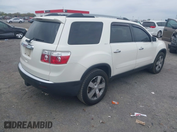 2011 GMC Acadia SLT1 with VIN 1GKKRRED1BJ201468, listed as a IAAI auction lot 41865106 with 210,244 mi miles. Bid and sale history available at carsss.com. Image 4.