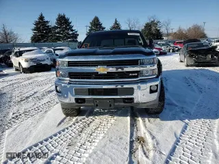 2015 Chevrolet Silverado 2500HD Built After Aug 14 LTZ with VIN 1GC1KWEG2FF129726, listed as a Copart auction lot 87054214 with 186,355 mi miles and Salvage Title. Bid and sale history available at carsss.com. Image 11.