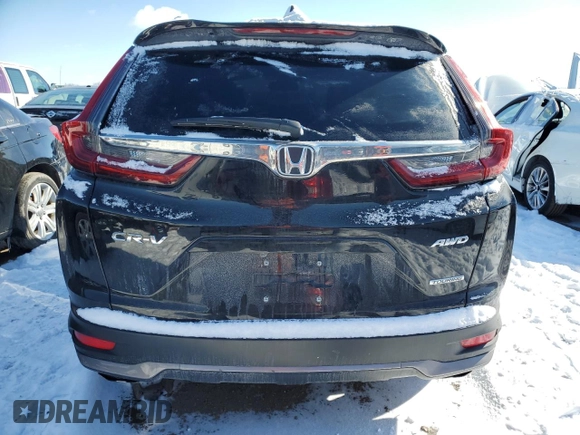2022 Honda CR-V Touring with VIN 7FARW2H98NE002287, listed as a Copart auction lot 44638575 with 37,800 mi miles and Salvage Title. Bid and sale history available at carsss.com. Image 6.