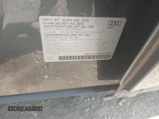 2016 Audi SQ5 Premium Plus with VIN WA1CCAFP5GA070042, listed as a IAAI auction lot 42173065 with 101,031 mi miles and . Bid and sale history available at DreamBid. Image 9.