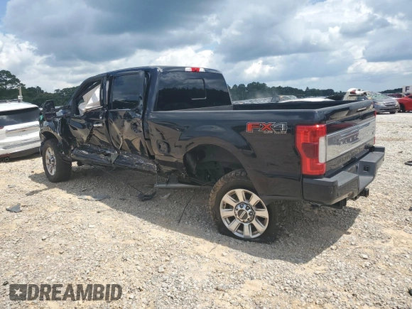 2019 Ford F-250 XL with VIN 1FT7W2BT4KEC57796, listed as a Copart auction lot 59682105 with Not provided miles and Salvage title. Bid and sale history available at DreamBid. Image 2.