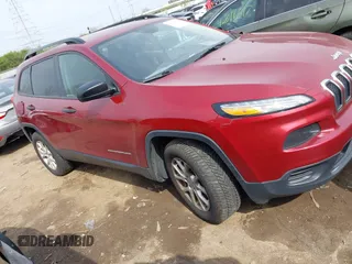 2016 Jeep Cherokee Sport with VIN 1C4PJMAB6GW191398, listed as a IAAI auction lot 42029572 with 214,790 mi miles and . Bid and sale history available at DreamBid. Image 14.