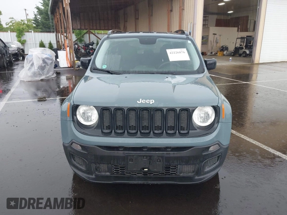 2017 Jeep Renegade Sport with VIN ZACCJAAB6HPF90937, listed as a IAAI auction lot 42226876 with 57,527 mi miles and . Bid and sale history available at DreamBid. Image 13.