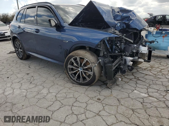 2023 BMW X5 xDrive45e with VIN 5UXTA6C06P9P92118, listed as a Copart auction lot 51798505 with Not provided miles and Salvage title. Bid and sale history available at DreamBid. Image 4.