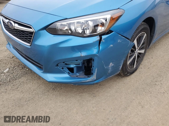 2019 Subaru Impreza Premium with VIN 4S3GTAC67K3755496, listed as a Copart auction lot 59822525 with 80,259 mi miles and Salvage title. Bid and sale history available at DreamBid. Image 12.