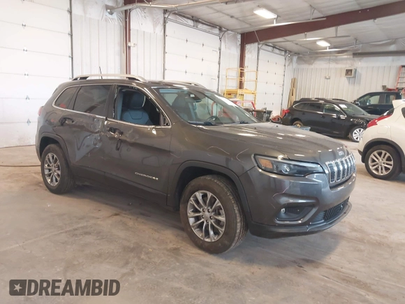 2021 Jeep Cherokee Latitude Lux z VIN 1C4PJMMX5MD194128, wystawiony jako IAAI lot #42257671 z przebiegiem 25 969 mil mil oraz . Historia ofert i sprzedaży dostępna na DreamBid. Obrazek 1.