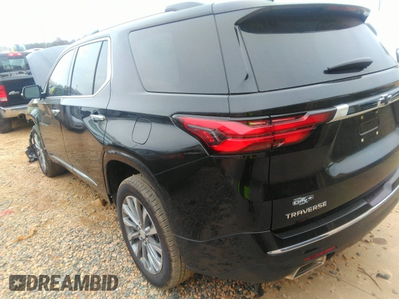 2023 Chevrolet Traverse Premier with VIN 1GNERKKW7PJ319982, listed as a IAAI auction lot 41534822 with 5,123 mi miles and . Bid and sale history available at DreamBid. Image 3.