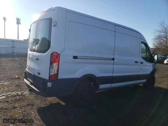2016 Ford Transit Cargo Van with VIN 1FTYR2CG8GKB02965, listed as a Copart auction lot 58747654 with 92,455 mi miles and Salvage Title. Bid and sale history available at carsss.com. Image 3.