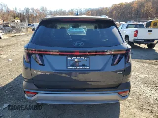 2025 Hyundai Tucson SEL Convenience with VIN 5NMJCCDE5SH448577, listed as a Copart auction lot 80137284 with 412 mi miles and Salvage Title. Bid and sale history available at carsss.com. Image 6.