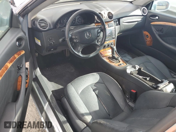 2005 Mercedes-Benz CLK 320 with VIN WDBTK65G65T052026, listed as a Copart auction lot 52526945 with 188,859 mi miles and Salvage Title. Bid and sale history available at DreamBid. Image 8.