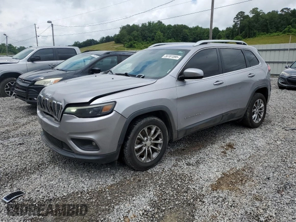 2019 Jeep Cherokee Latitude Plus with VIN 1C4PJLLB8KD176302, listed as a Copart auction lot 58181595 with 175,661 mi miles and Salvage title. Bid and sale history available at DreamBid. Image 1.