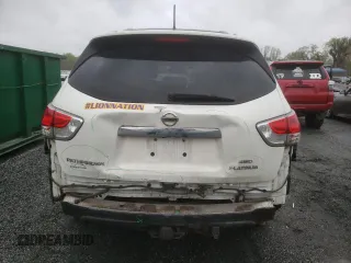 2013 Nissan Pathfinder Platinum z VIN 5N1AR2MM0DC613190, wystawiony jako Copart lot #51252275 z przebiegiem 184 254 mil mil oraz Szkoda całkowita • Salvage title. Historia ofert i sprzedaży dostępna na DreamBid. Obrazek 6.