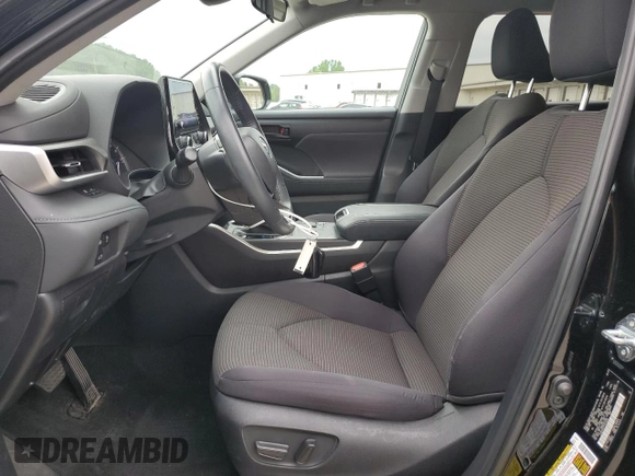 2023 Toyota Highlander L with VIN 5TDKDRAH7PS510309, listed as a Copart auction lot 57307045 with 57,410 mi miles and Salvage title. Bid and sale history available at DreamBid. Image 7.