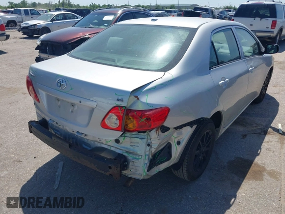 2009 Toyota Corolla with VIN JTDBL40E499062948, listed as a IAAI auction lot 41979166 with 131,535 mi miles. Bid and sale history available at carsss.com. Image 4.