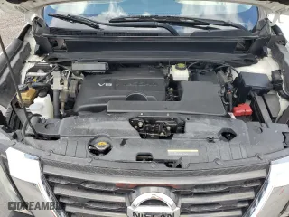 2017 Nissan Pathfinder SV with VIN 5N1DR2MN5HC633379, listed as a Copart auction lot 54587415 with 96,826 mi miles and Salvage Title. Bid and sale history available at carsss.com. Image 12.