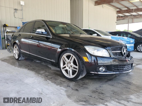 2008 Mercedes-Benz C 300 Sport with VIN WDDGF54X18F132281, listed as a Copart auction lot 63019685 with 188,914 mi miles and Salvage title. Bid and sale history available at DreamBid. Image 4.