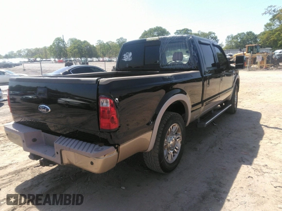 2010 Ford Super Duty F-250 SRW XL with VIN 1FTSW2BR7AEA09135, listed as a IAAI auction lot 42043169 with 185,144 mi miles. Bid and sale history available at carsss.com. Image 4.