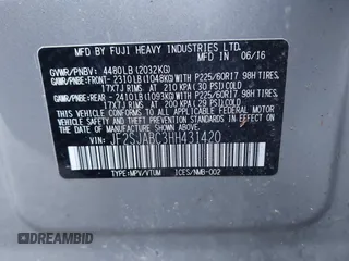 2017 Subaru Forester z VIN JF2SJABC3HH431420, wystawiony jako IAAI lot #41636819 z przebiegiem 149 467 mil mil oraz . Historia ofert i sprzedaży dostępna na DreamBid. Obrazek 9.