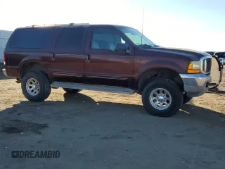 2001 Ford Excursion Limited z VIN 1FMNU42S41EA08926, wystawiony jako Copart lot #86759004 z przebiegiem 163 271 mil mil oraz Czysty tytuł • Clean title. Historia ofert i sprzedaży dostępna na DreamBid. Obrazek 4.