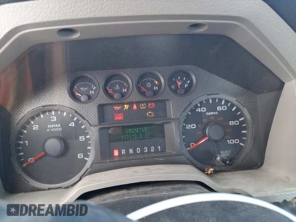 2008 Ford F-250 XL with VIN 1FTSX20508EE35630, listed as a Copart auction lot 53877234 with 117,312 mi miles and Clean title. Bid and sale history available at DreamBid. Image 9.