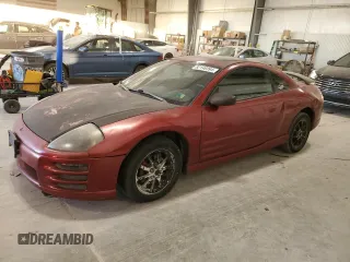 2001 Mitsubishi Eclipse with VIN 4A3AC54H51E182191, listed as a Copart auction lot 82140394 with 160,295 mi miles and Salvage Title. Bid and sale history available at DreamBid. Image 1.