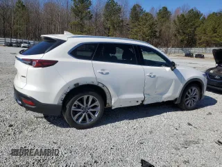 2021 Mazda CX-9 Carbon Edition with VIN JM3TCBDY7M0537378, listed as a Copart auction lot 43446575 with 51,650 mi miles and Salvage title. Bid and sale history available at DreamBid. Image 3.