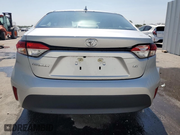 2025 Toyota Corolla LE z VIN 5YFB4MDE7SP242335, wystawiony jako Copart lot #58330225 z przebiegiem 3368 mil mil oraz Nie do naprawy • Non repairable. Historia ofert i sprzedaży dostępna na DreamBid. Obrazek 6.