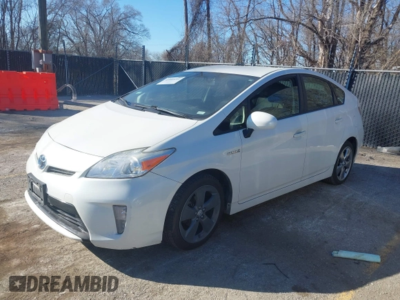 2013 Toyota Prius One with VIN JTDKN3DU9D5596078, listed as a IAAI auction lot 41605101 with 183,041 mi miles. Bid and sale history available at carsss.com. Image 17.