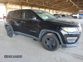 2018 Jeep Compass Sport with VIN 3C4NJCAB7JT369169, listed as a Copart auction lot 62609335 with 148,398 mi miles and Salvage title. Bid and sale history available at DreamBid. Image 4.