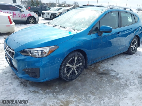 2019 Subaru Impreza Premium with VIN 4S3GTAC60K3702297, listed as a IAAI auction lot 41594928 with 131,786 mi miles. Bid and sale history available at carsss.com. Image 17.