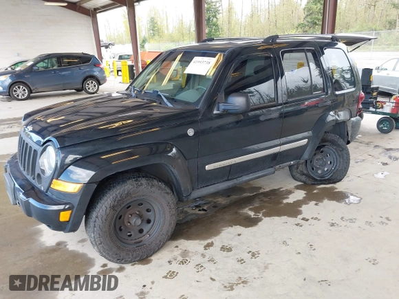 2007 Jeep Liberty Limited with VIN 1J8GL58K07W658037, listed as a IAAI auction lot 41993738 with 203,771 mi miles. Bid and sale history available at carsss.com. Image 16.