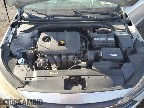 2019 Hyundai Elantra SE with VIN 5NPD74LF2KH433104, listed as a Copart auction lot 48614105 with 77,728 mi miles and Salvage Title. Bid and sale history available at DreamBid. Image 12.