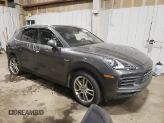 2022 Porsche Cayenne E-Hybrid with VIN WP1AE2AY9NDA27007, listed as a Copart auction lot 89154955 with 11,059 mi miles and Salvage title. Bid and sale history available at DreamBid. Image 4.