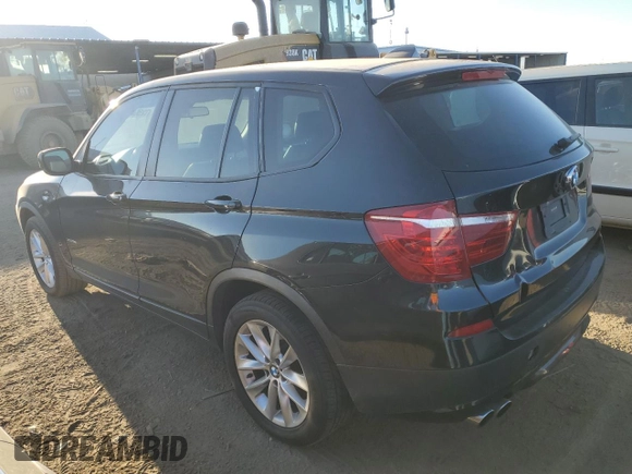 2014 BMW X3 xDrive28i with VIN 5UXWX9C5XE0D32988, listed as a Copart auction lot 72564114 with 100,839 mi miles and Salvage Title. Bid and sale history available at DreamBid. Image 2.