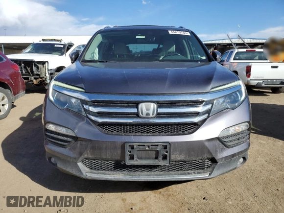 2017 Honda Pilot Touring with VIN 5FNYF6H98HB016757, listed as a Copart auction lot 45879755 with 85,580 mi miles and Salvage Title. Bid and sale history available at DreamBid. Image 5.