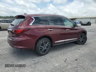 2020 Infiniti QX60 Luxe with VIN 5N1DL0MM5LC501051, listed as a Copart auction lot 61368415 with 91,558 mi miles and Salvage title. Bid and sale history available at DreamBid. Image 3.