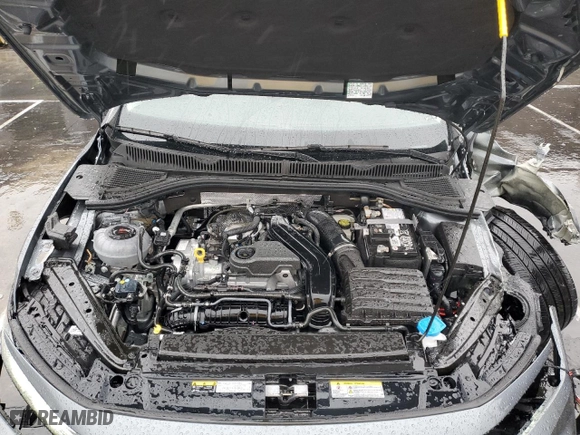 2025 Volkswagen Jetta SE with VIN 3VW7X7BU7SM010962, listed as a Copart auction lot 45216075 with 2,410 mi miles and Salvage Title. Bid and sale history available at carsss.com. Image 11.